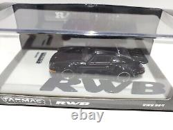 1/64 Scale Diecast Car RWB Porsche 964 Black Limited edition #0518 RAUH WELT