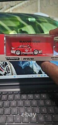 1/64 Tarmac Works Porsche RWB 993 Morelow In Metal Oil Can + Tarmac X Leen Pin