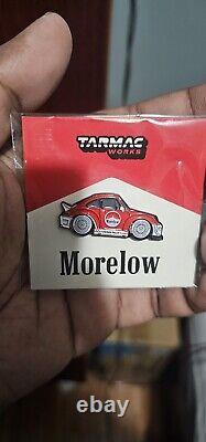 1/64 Tarmac Works Porsche RWB 993 Morelow In Metal Oil Can + Tarmac X Leen Pin