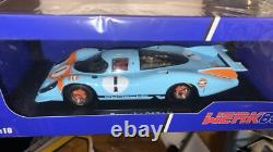 118 1969 Porsche 917 LH Presentation GULF Diecast Car Model Car Collector Car
