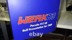 118 1969 Porsche 917 LH Presentation GULF Diecast Car Model Car Collector Car