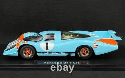 118 1969 Porsche 917 LH Presentation GULF Diecast Car Model Car Collector Car