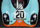 118 1970 Porsche 917 K #20 Steve McQueen 24h Le Mans Gulf Diecast Model Car