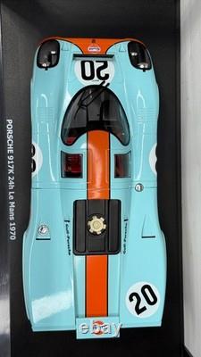 118 1970 Porsche 917 K #20 Steve McQueen 24h Le Mans Gulf Diecast Model Car