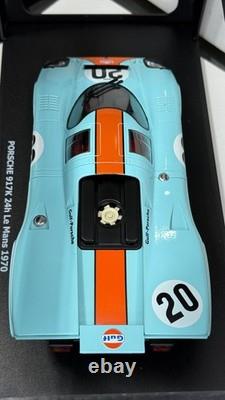 118 1970 Porsche 917 K #20 Steve McQueen 24h Le Mans Gulf Diecast Model Car
