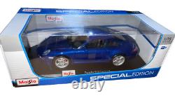 118 2005 Porsche 911 Carrera S Maisto Coupe Diecast Car Model Car Blue