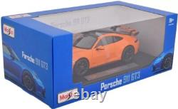 118 2022 Porsche 911 (992) GT3 Coupe Gulf Orange Diecast Car Limited 1 of 1,500