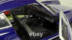 118 Eagle's Race 1973 Porsche 911 Carrera 2.4 Blue Diecast Model Car