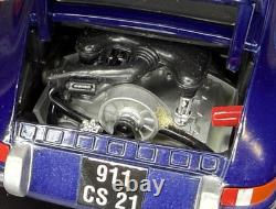 118 Eagle's Race 1973 Porsche 911 Carrera 2.4 Blue Diecast Model Car