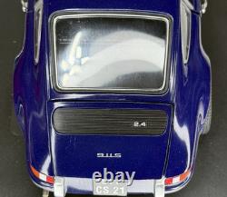 118 Eagle's Race 1973 Porsche 911 Carrera 2.4 Blue Diecast Model Car
