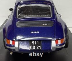 118 Eagle's Race 1973 Porsche 911 Carrera 2.4 Blue Diecast Model Car