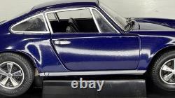118 Eagle's Race 1973 Porsche 911 Carrera 2.4 Blue Diecast Model Car