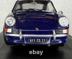 118 Eagle's Race 1973 Porsche 911 Carrera 2.4 Blue Diecast Model Car