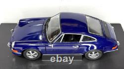 118 Eagle's Race 1973 Porsche 911 Carrera 2.4 Blue Diecast Model Car