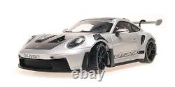 118 MINICHAMPS 2022 PORSCHE 911 992 GT3 RS WP silver black rims L. E. 333 pcs