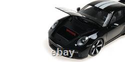 118 MINICHAMPS 2022 PORSCHE 911 (992) SPORT CLASSIC black/white stripe ALL OPEN
