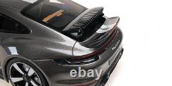 118 MINICHAMPS 2022 PORSCHE 911 (992) SPORT CLASSIC gray/white stripe ALL OPEN