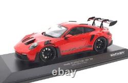 118 MINICHAMPS 2023 PORSCHE 911 992 GT3 RS guards red black rims L. E. 300 pcs