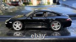 118 Maisto 2005 Porsche 911 Carrera S Black Coupe Diecast Model Car