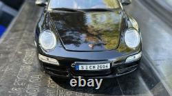 118 Maisto 2005 Porsche 911 Carrera S Black Coupe Diecast Model Car