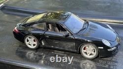 118 Maisto 2005 Porsche 911 Carrera S Black Coupe Diecast Model Car