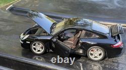 118 Maisto 2005 Porsche 911 Carrera S Black Coupe Diecast Model Car