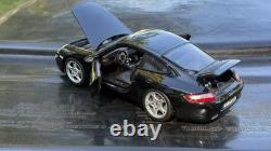 118 Maisto 2005 Porsche 911 Carrera S Black Coupe Diecast Model Car