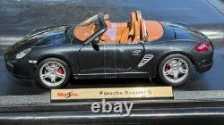 118 Maisto Porsche Boxster S 2008 Agate Gray Metallic Diecast Model Car