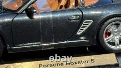118 Maisto Porsche Boxster S 2008 Agate Gray Metallic Diecast Model Car