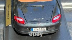 118 Maisto Porsche Boxster S 2008 Agate Gray Metallic Diecast Model Car