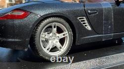 118 Maisto Porsche Boxster S 2008 Agate Gray Metallic Diecast Model Car