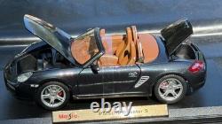 118 Maisto Porsche Boxster S 2008 Agate Gray Metallic Diecast Model Car