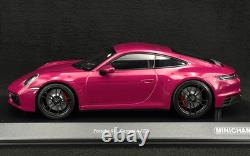 118 Minichamps 2020 Porsche 911 Carrera 4 GTS PTS Rubystar Red Diecast Car