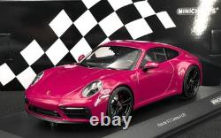 118 Minichamps 2020 Porsche 911 Carrera 4 GTS PTS Rubystar Red Diecast Car