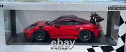 118 Minichamps Porsche 911 (992) GT3 RS Red Diecast Model Car Limited #1 of 300