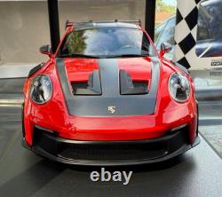 118 Minichamps Porsche 911 (992) GT3 RS Red Diecast Model Car Limited #1 of 300