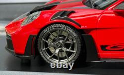 118 Minichamps Porsche 911 (992) GT3 RS Red Diecast Model Car Limited #1 of 300