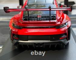 118 Minichamps Porsche 911 (992) GT3 RS Red Diecast Model Car Limited #1 of 300