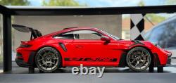118 Minichamps Porsche 911 (992) GT3 RS Red Diecast Model Car Limited #1 of 300