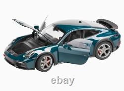 118 NOREV 2023 PORSCHE 911 992 Dakar fjord green opening doors hood DEALER ED