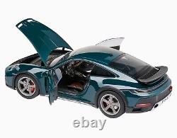 118 NOREV 2023 PORSCHE 911 992 Dakar fjord green opening doors hood DEALER ED