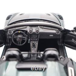 118 NOREV 2023 PORSCHE Spyder 718 RS Weissach Forest green opening doors & hood
