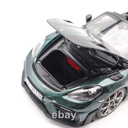 118 NOREV 2023 PORSCHE Spyder 718 RS Weissach Forest green opening doors & hood