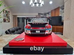 118 Porsche RWB Martini Racing Diecast Mounted On Customized Display Case