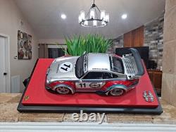 118 Porsche RWB Martini Racing Diecast Mounted On Customized Display Case