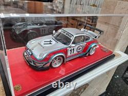 118 Porsche RWB Martini Racing Diecast Mounted On Customized Display Case