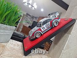 118 Porsche RWB Martini Racing Diecast Mounted On Customized Display Case