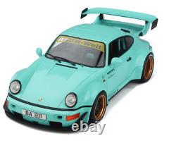 118 Resin 2015 Porsche 911 RWB Tiffany Special Mint in Box by GT Spirit