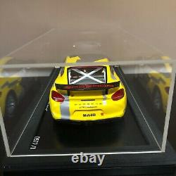 118 Spark Porsche Cayman GT4 Clubsport 2016 grey / yellow WAP0219010G