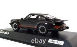 143 MINICHAMPS 1975 PORSCHE 911 930 turbo 50 Years turbo black red L. E. 911 pc